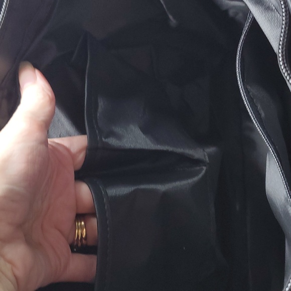 Butterfly Tapestry Bag Vintage Zip Top Inside Pockets Green NWOT - Picture 8 of 9